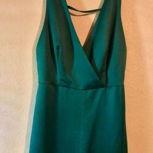 Honey Punch Teal Jumpsuit